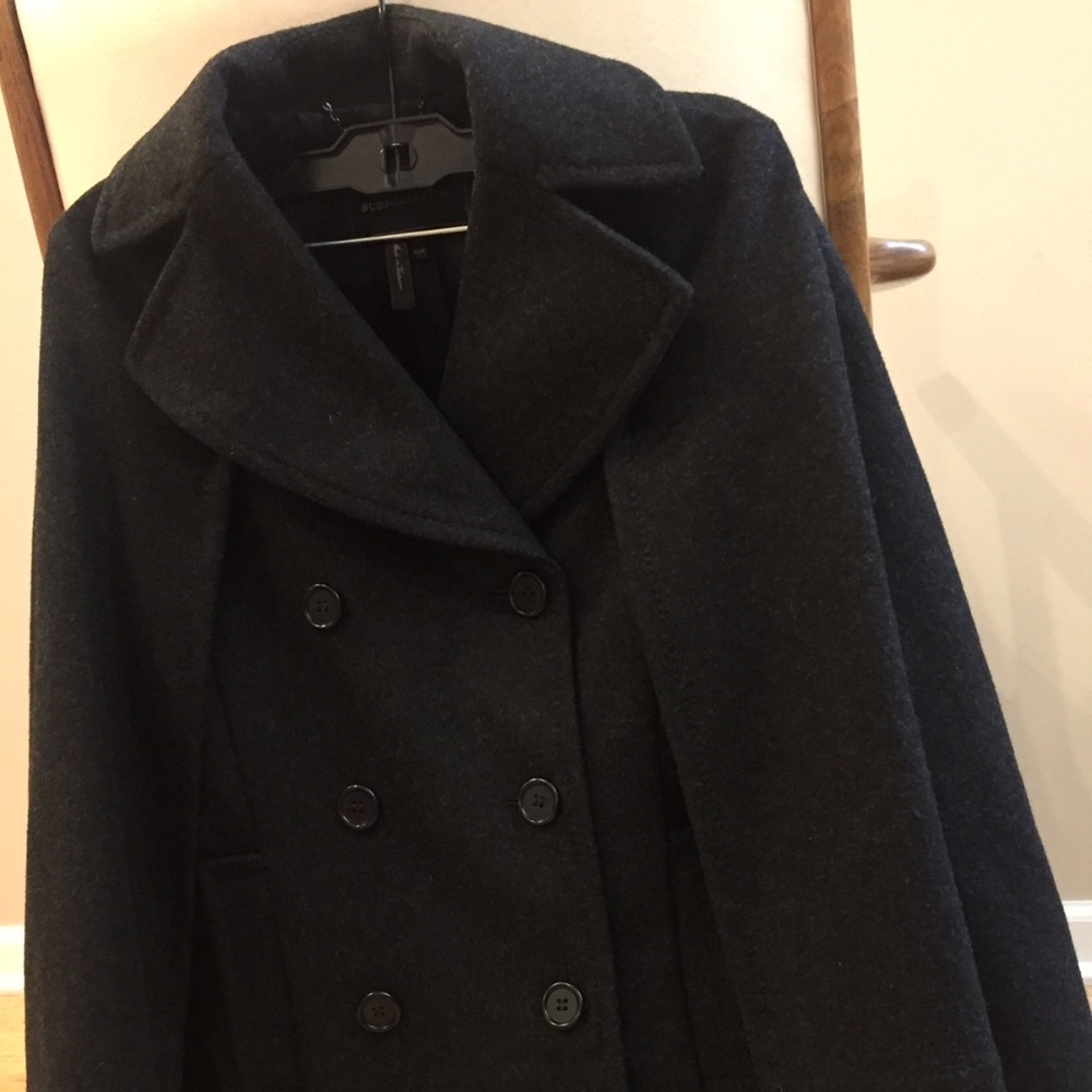 BCBGMaxAzria Wool Blend Short Winter Coat